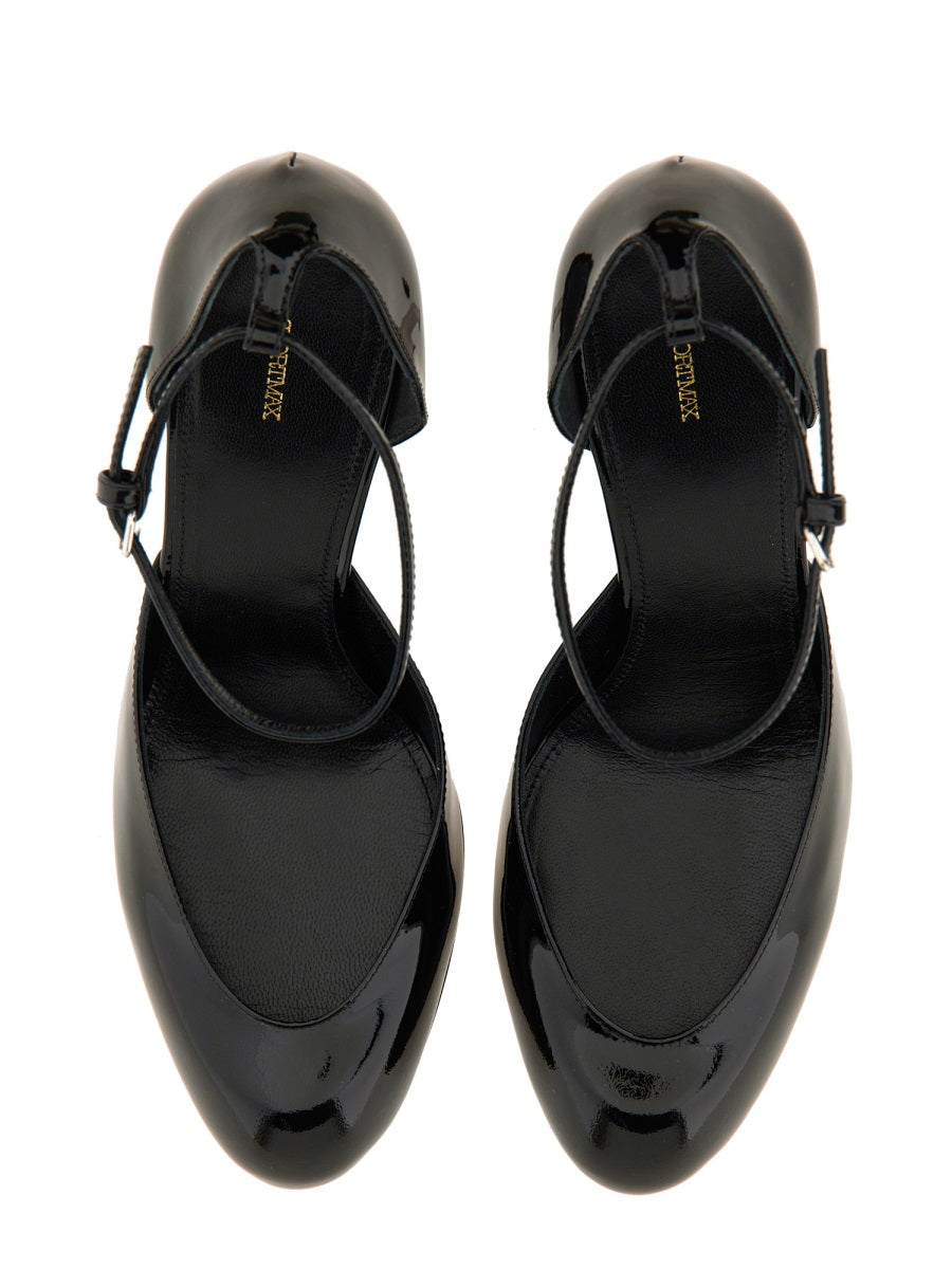 MAX MARA SPORTMAX Classic Leather Mary Jane Pumps - Women's