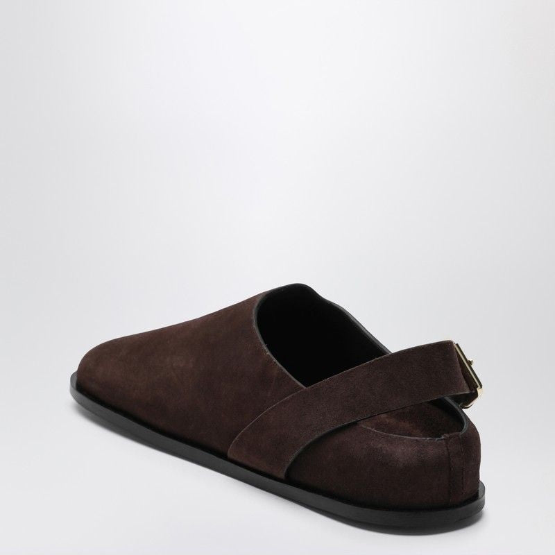 A.EMERY The Louis Clog Suede with Adjustable Back Strap