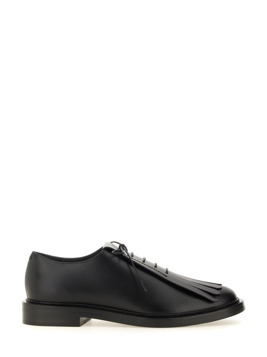 MAX MARA Leather Derby Dress Shoes