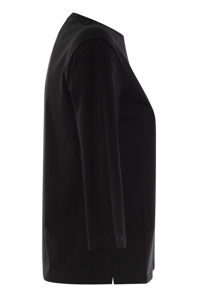 WEEKEND MAX MARA Stretch Cotton Multi T-Shirt for Women