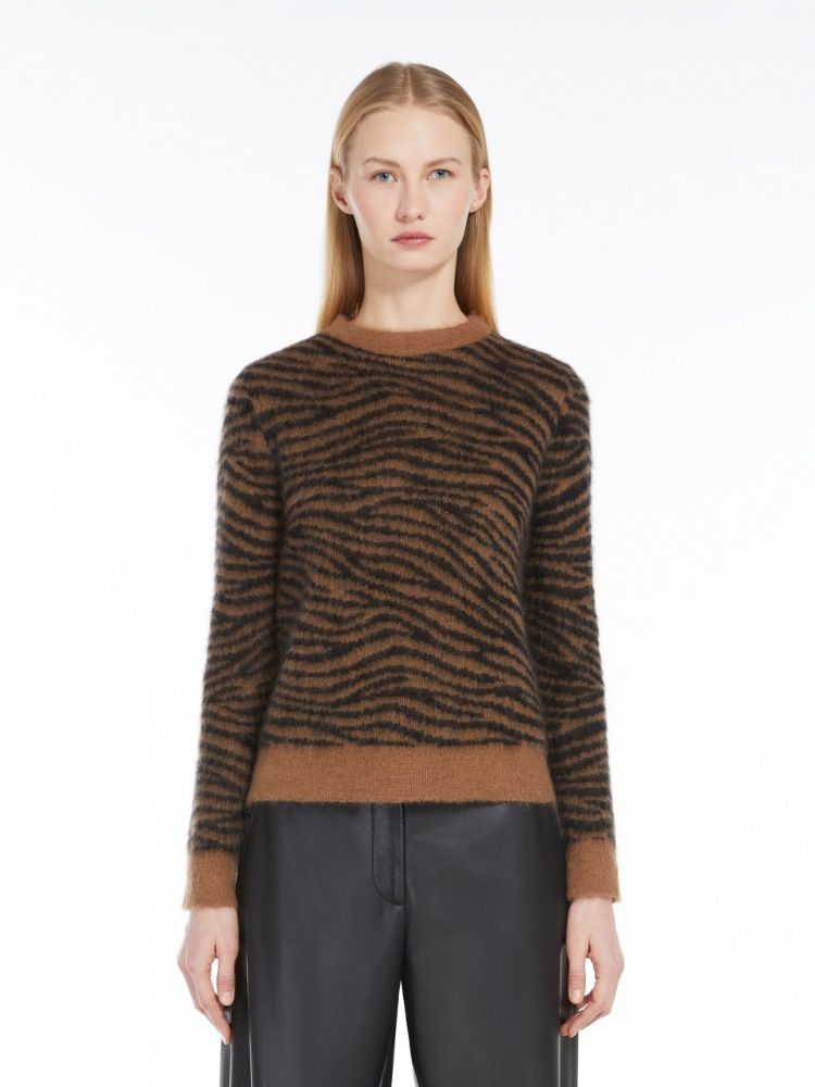 MAX MARA STUDIO Embroidered Nylon Blend Abadan Sweater - Women's