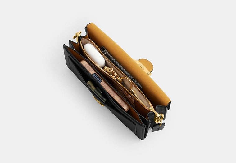 COACH Polished Pebble Leather Tabby Mini Crossbody