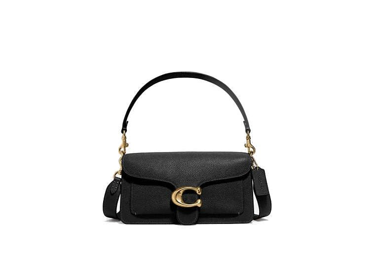 COACH Polished Pebble Leather Tabby Mini Crossbody