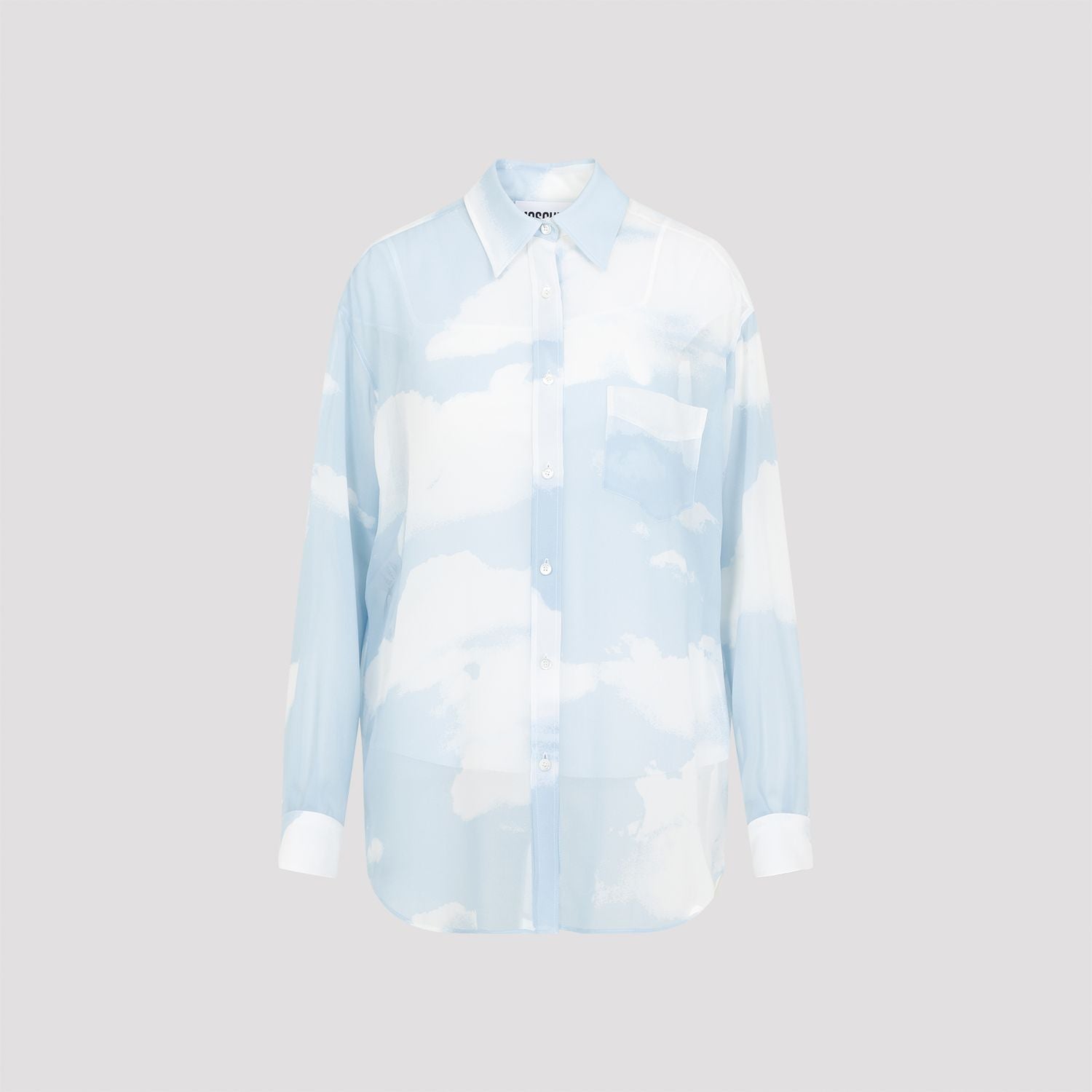 MOSCHINO COUTURE All Over Print Silk Shirt for Women
