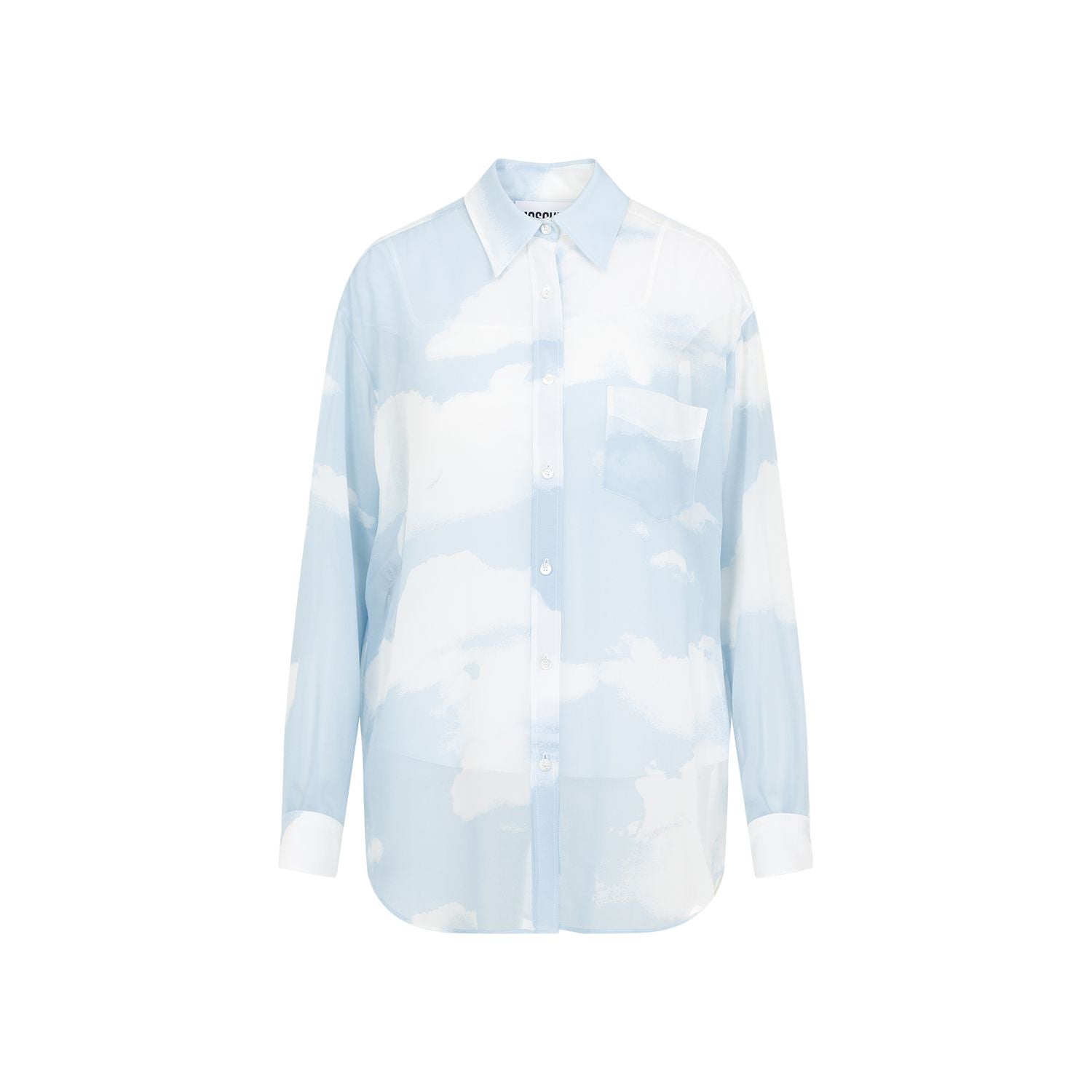 MOSCHINO COUTURE All Over Print Silk Shirt for Women