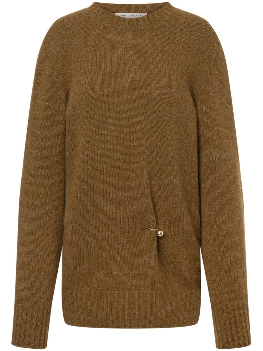PHILOSOPHY DI LORENZO SERAFINI Extrafine Merino Knit Sweater