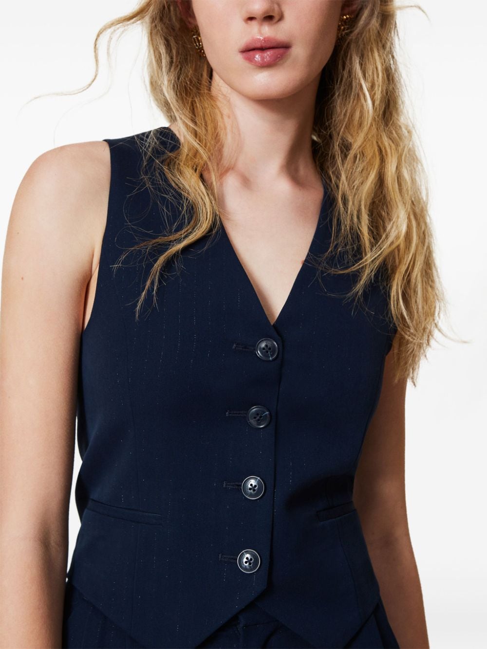 TWIN-SET Tailored Pinstripe Jacket