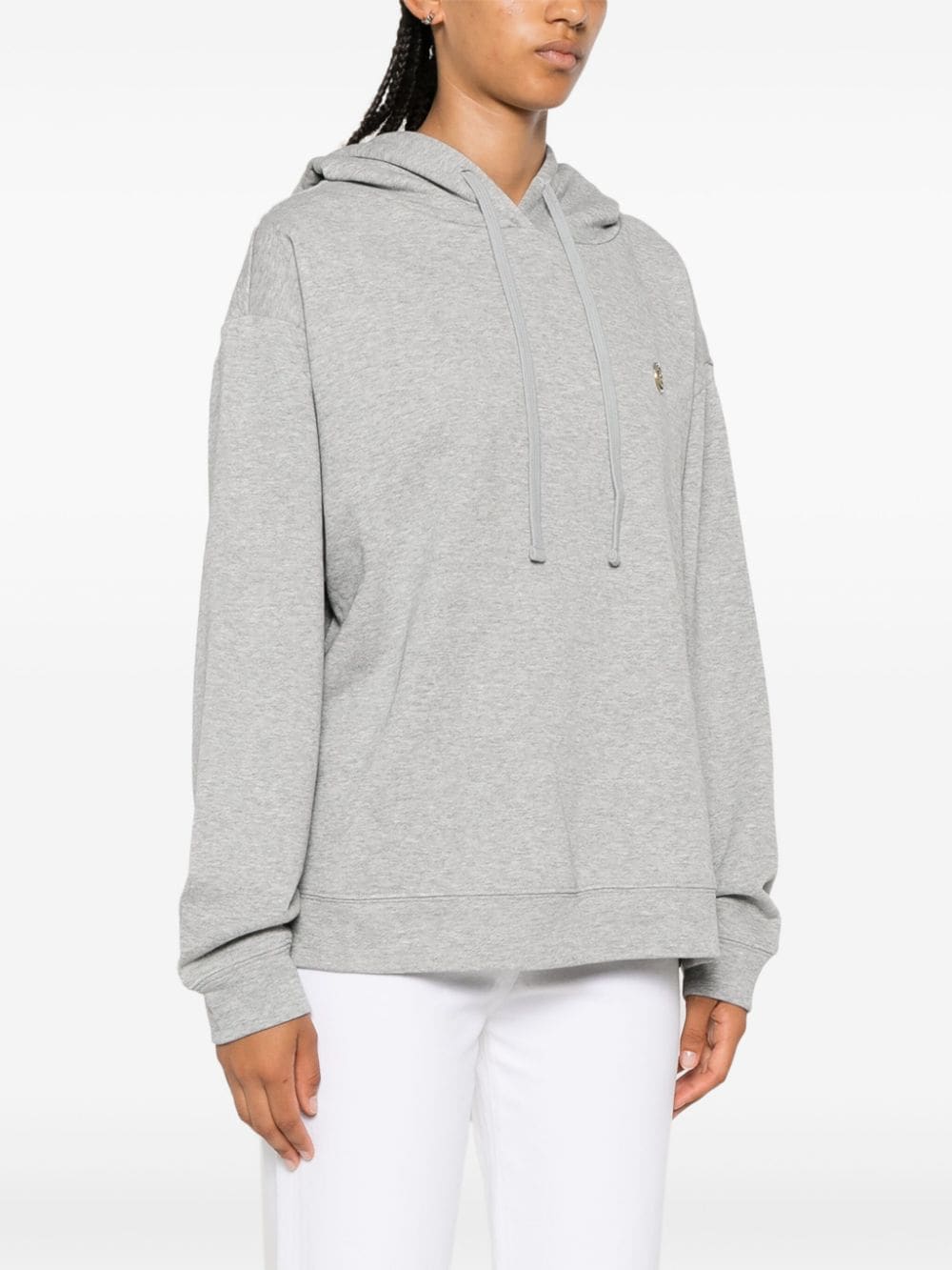 TWIN-SET Medium Hoodie with Logo - Women's Fashion