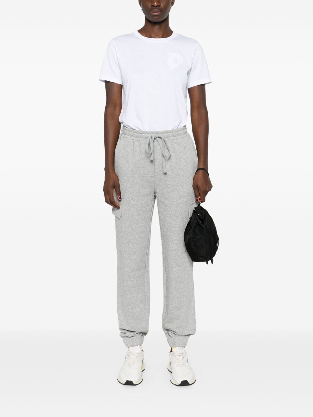 TWIN-SET Mid-Rise Cargo Jogger Trousers - Women's