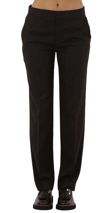 TWIN-SET Tailored Wool Blend Trousers for Women