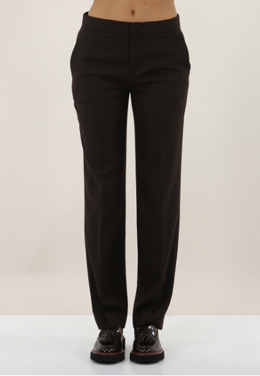 TWIN-SET Tailored Wool Blend Trousers for Women