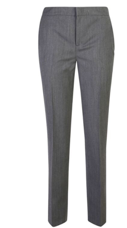 TWIN-SET High-Waisted Tapered Tailored Trousers