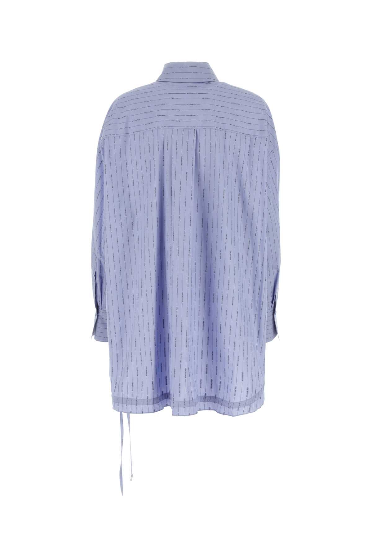 THE ATTICO Embroidered Cotton Oversized Shirt for Women