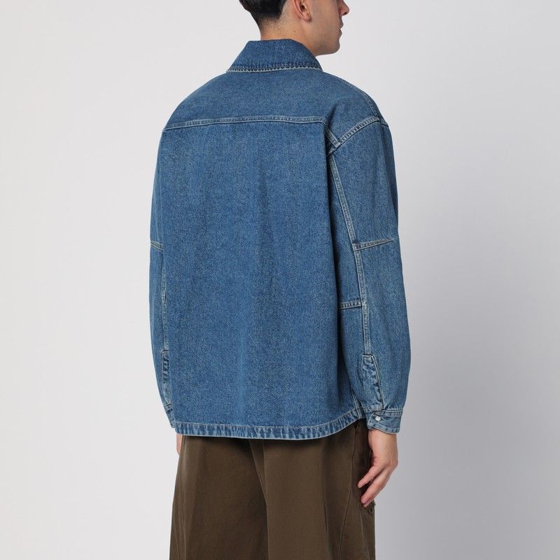 MARTINE ROSE Reversible Denim Zip Jacket