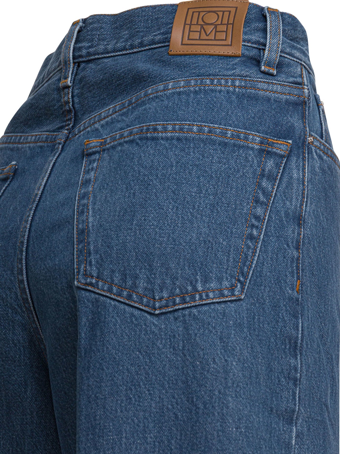 TOTEME Wide Leg Denim Trousers for Women