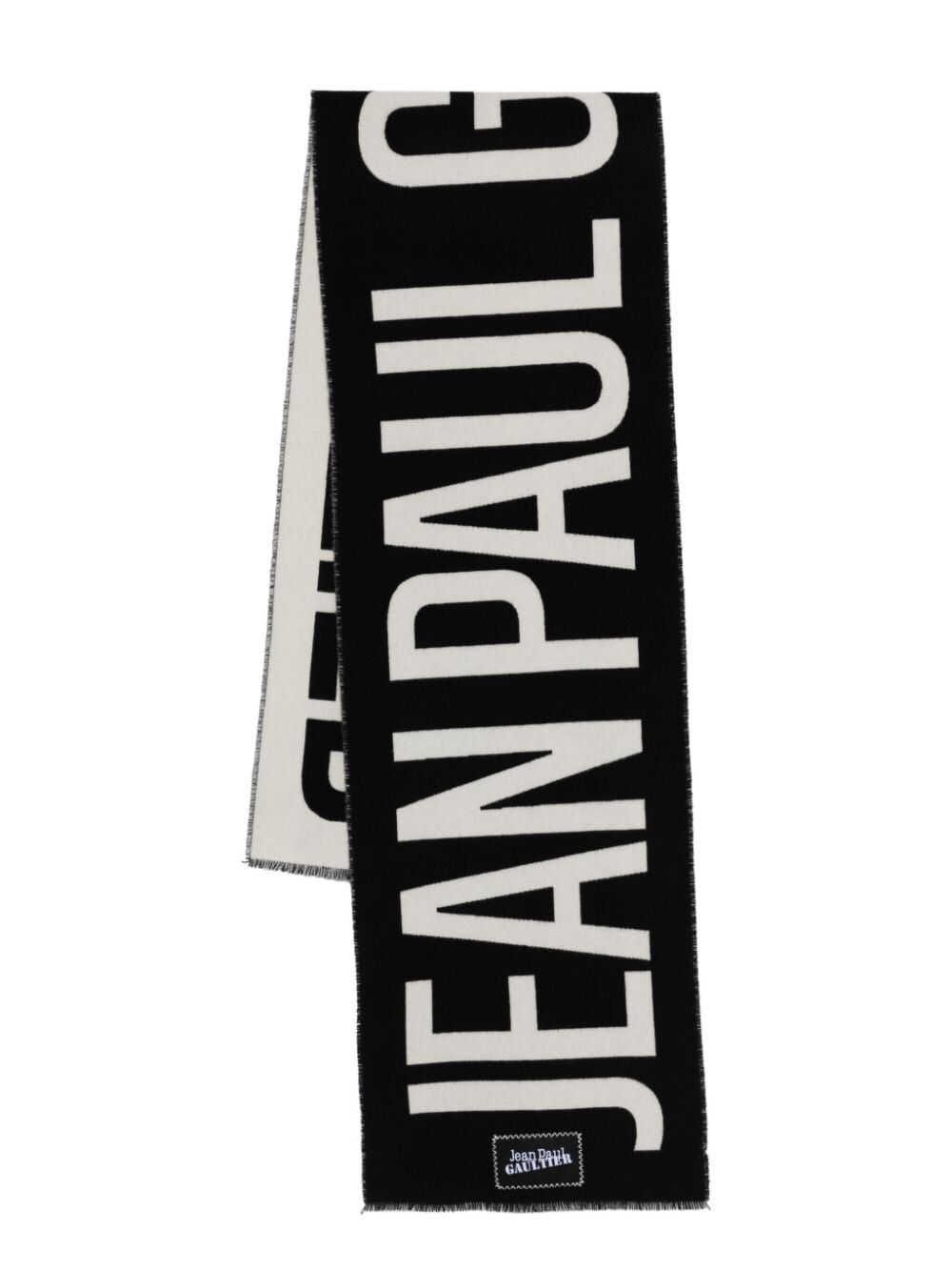 JEAN PAUL GAULTIER Wool Logo Scarf