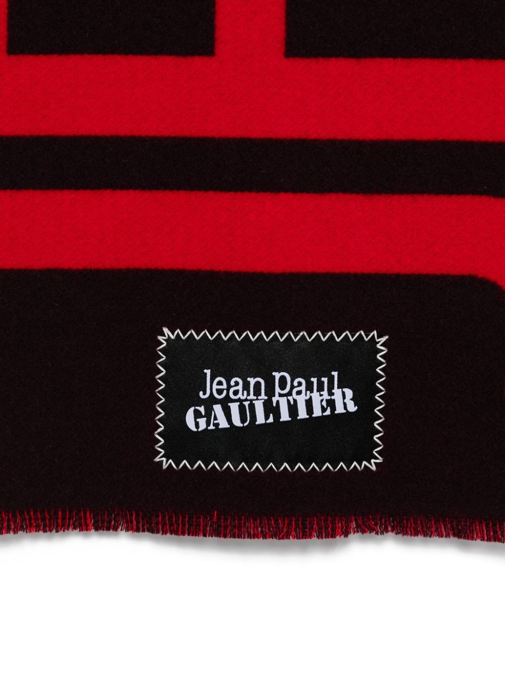 JEAN PAUL GAULTIER Wool Scarf with Logo