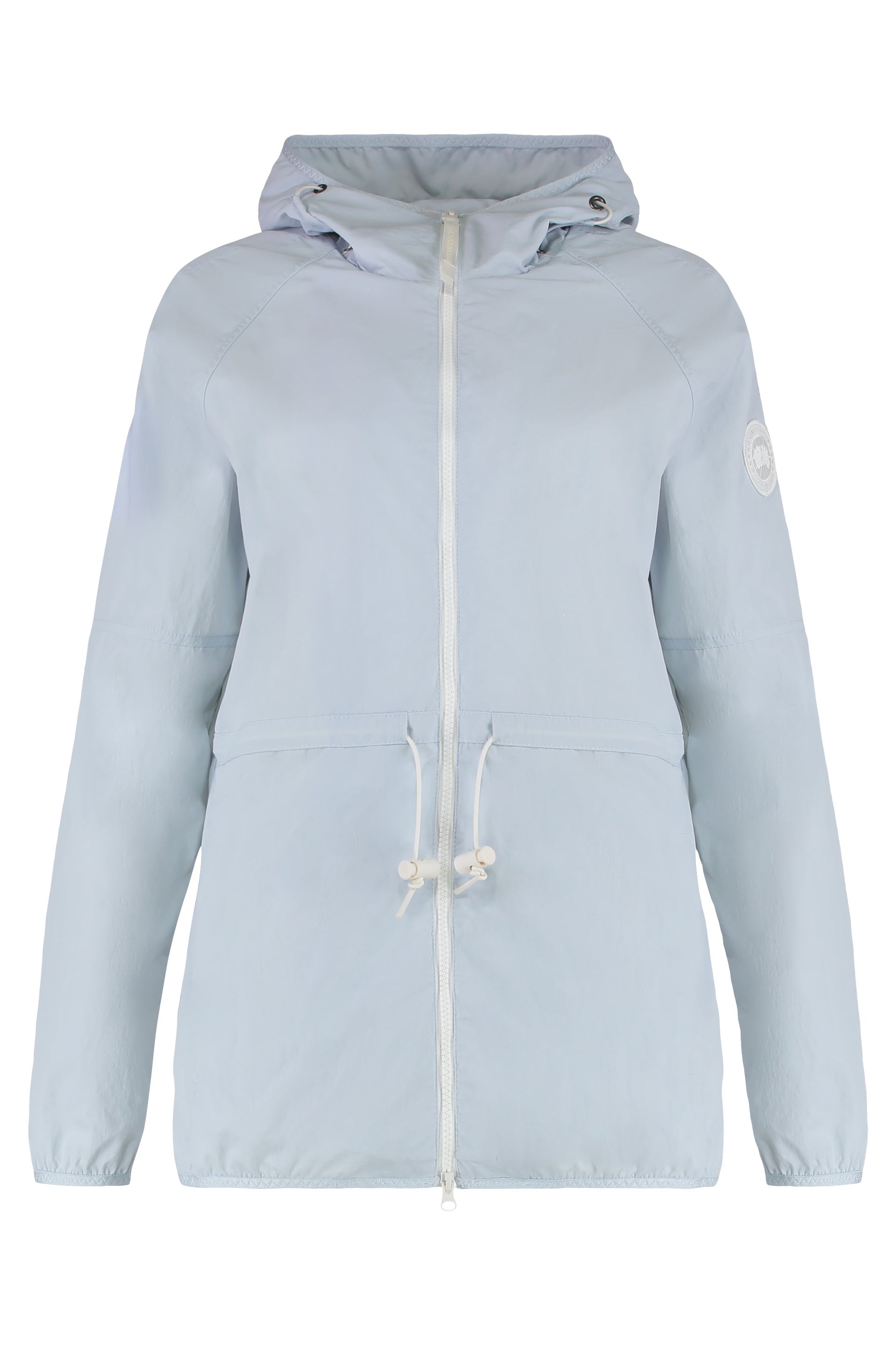 CANADA GOOSE Women's Hooded Windbreaker with Adjustable Drawstring Waist