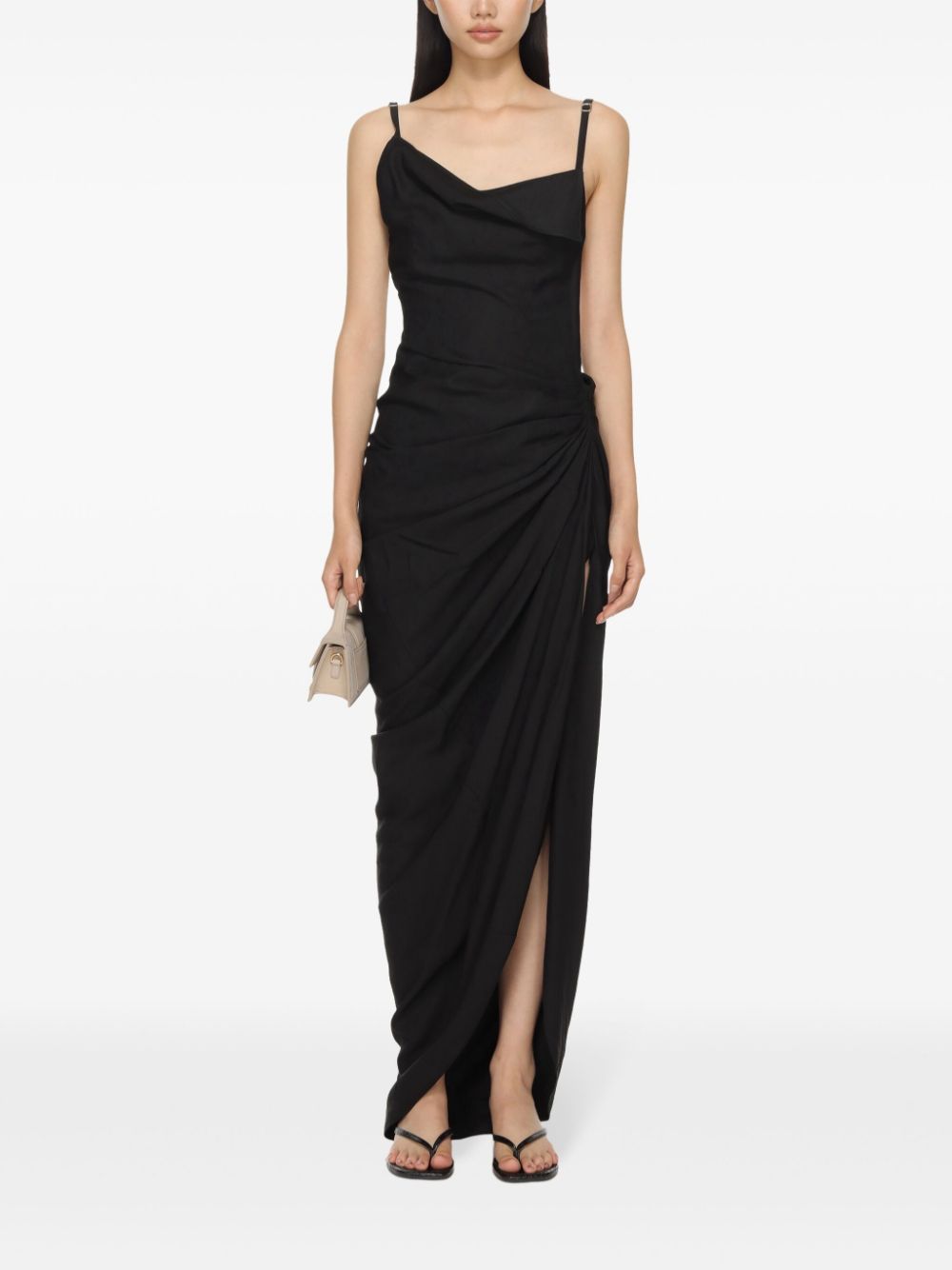 JACQUEMUS Elegant Saudae Floor-Length Dress