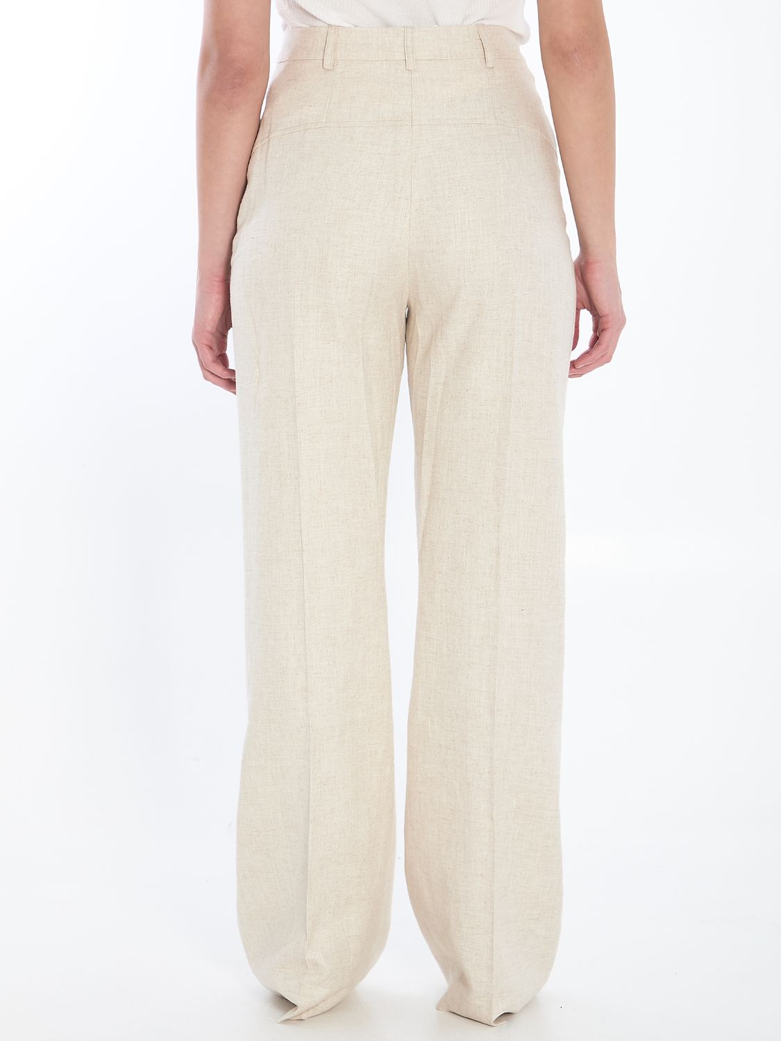 JACQUEMUS High Waist Flared Trousers - Size 38