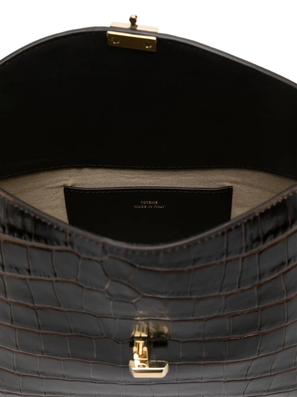 TOTEME Mini T-Lock Clutch Handbag