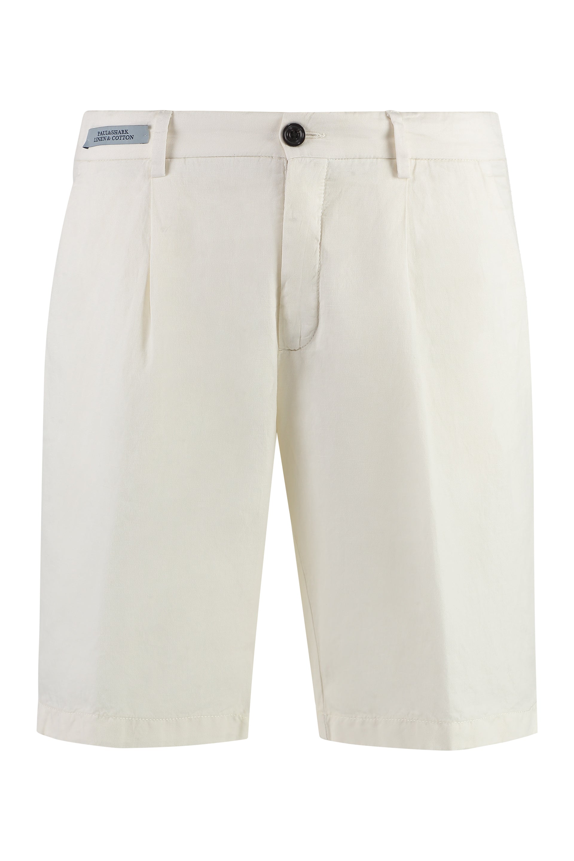 PAUL & SHARK Men's Cotton and Linen Bermuda Shorts