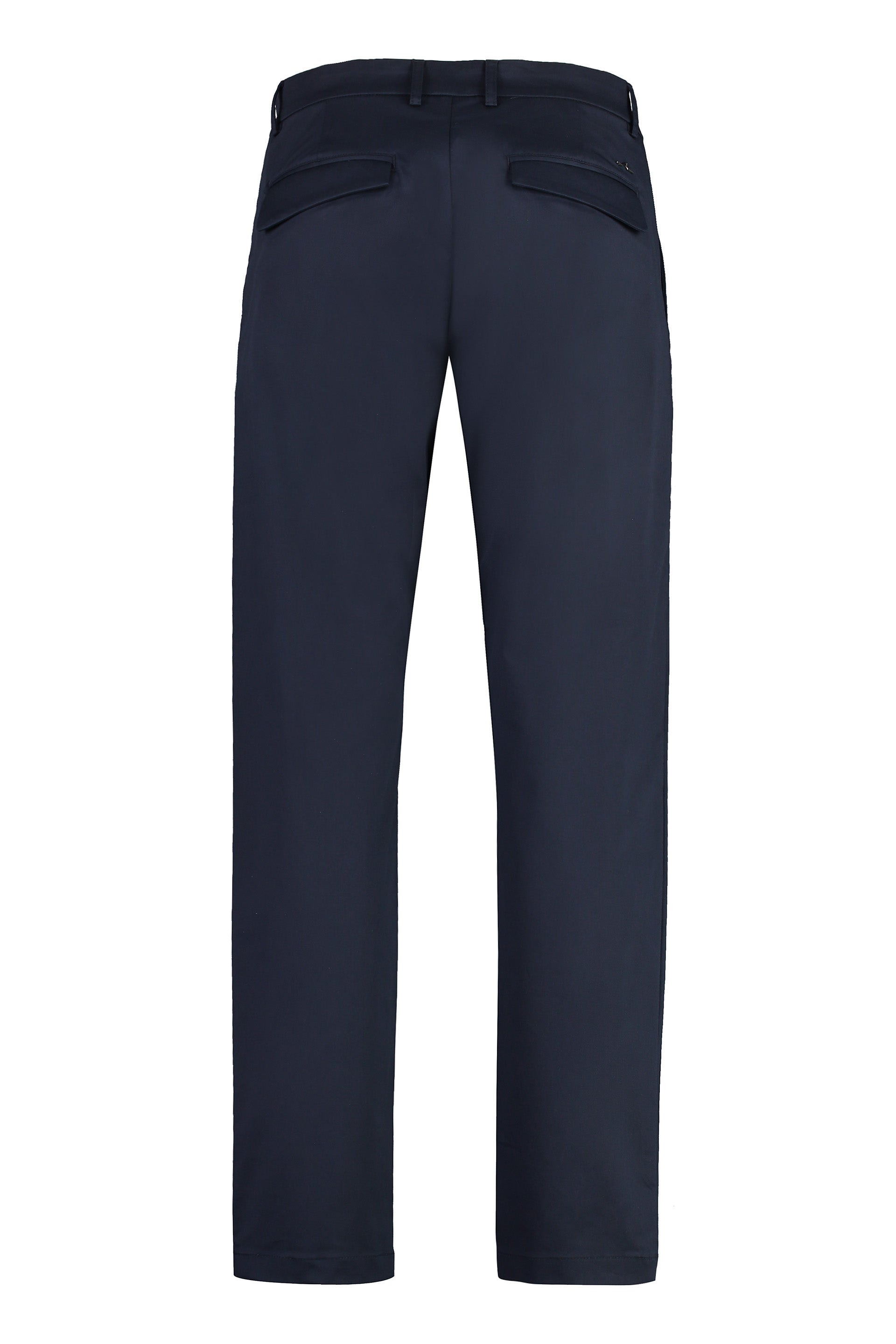 PAUL & SHARK Men's Cotton Trousers with Removable Key Ring - SS24
