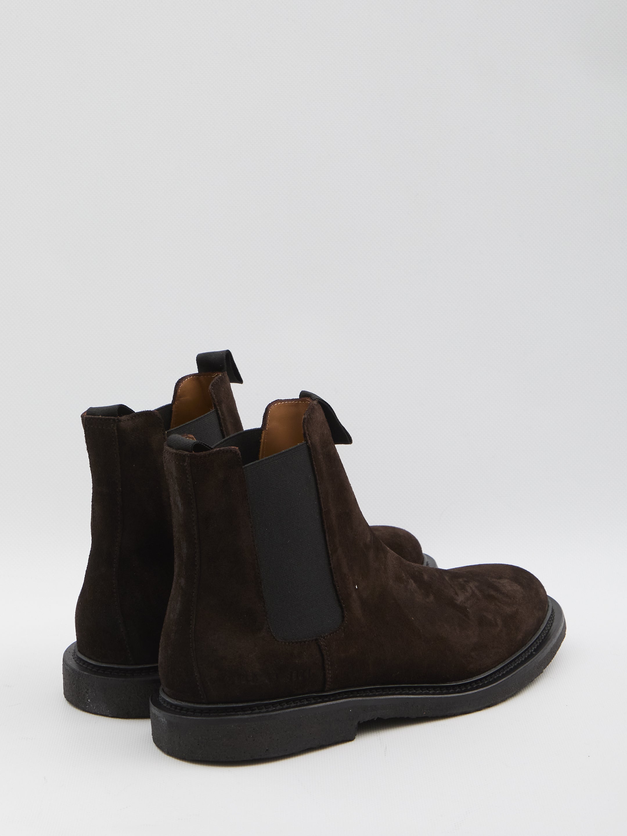 COMMON PROJECTS Chelsea Boots in Waxed Suede