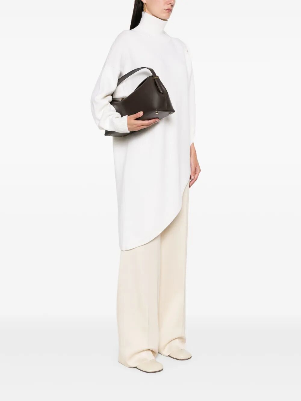 TOTEME Mini Top Handle Leather Handbag