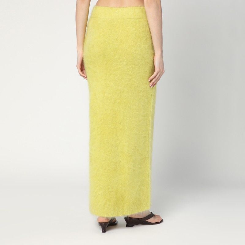 SOFT GOAT Long Brushed Cashmere Skirt