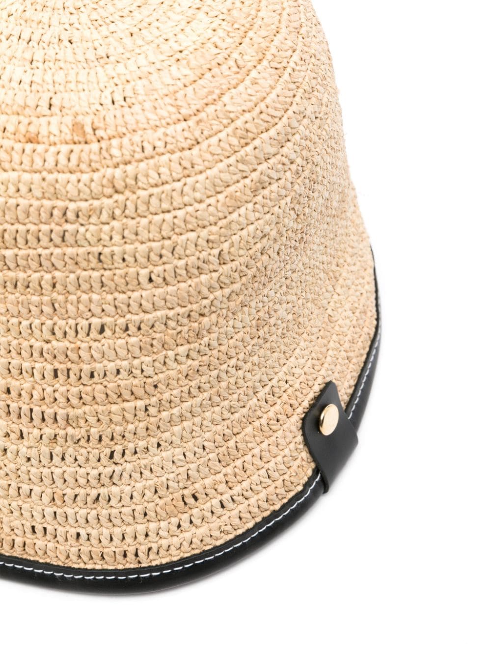 JACQUEMUS Woven Raffia Bucket Hat