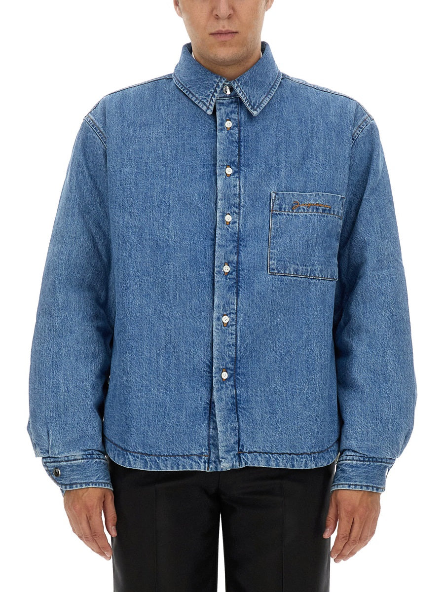 JACQUEMUS Oversized Fit Cotton Shirt for Men