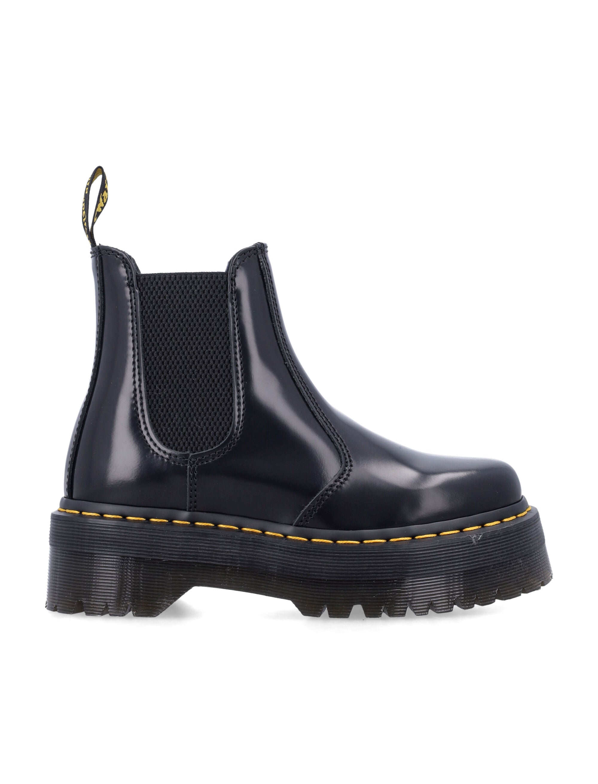 DR. MARTENS Chunky Platform Slip-On Quad Boots