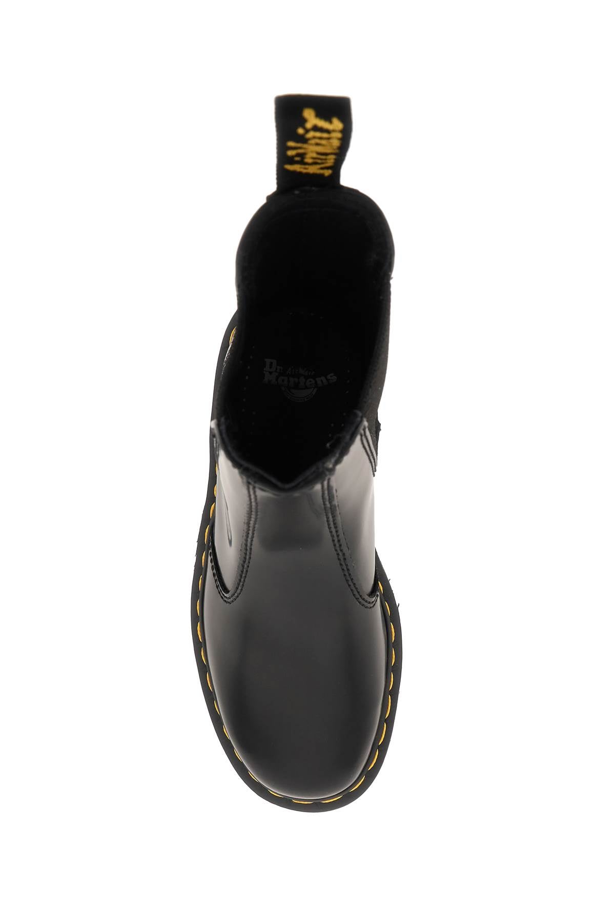 DR. MARTENS Chunky Platform Slip-On Quad Boots