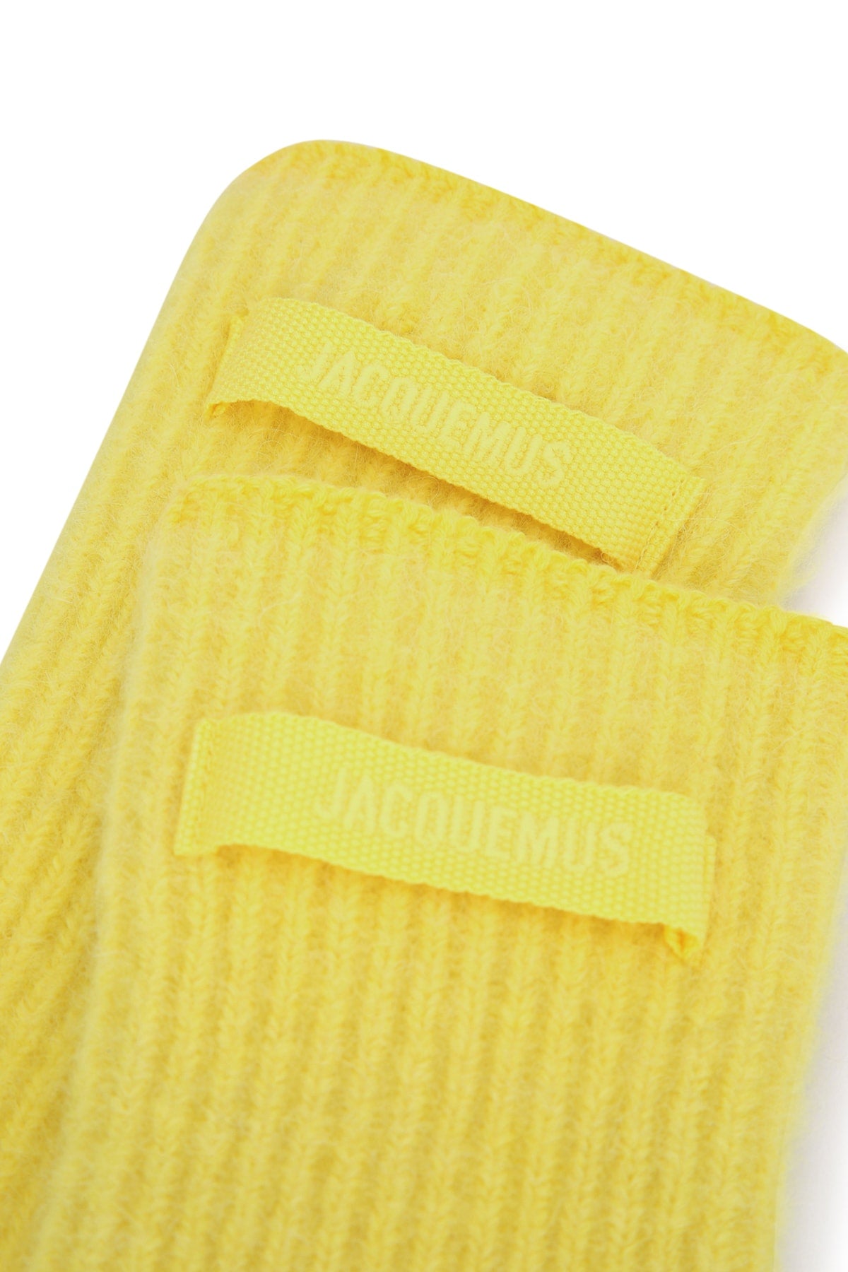 JACQUEMUS Textured Gros Grain Gloves for Women