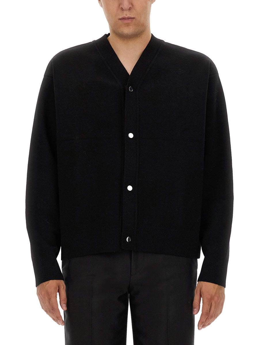 JACQUEMUS Buttoned Merino Wool Cardigan