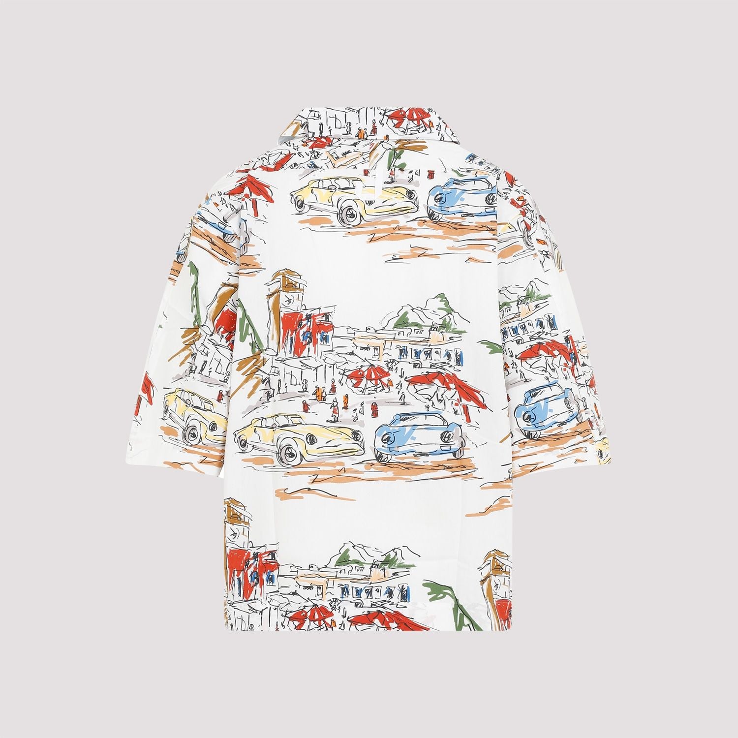 JACQUEMUS Men's Mini Printed Casual Shirt