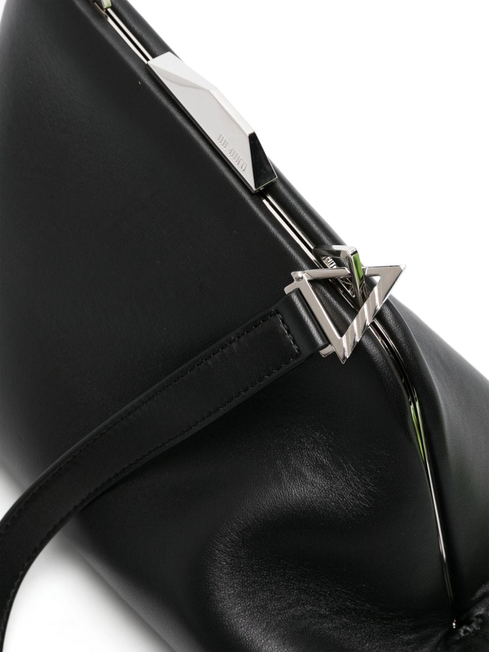 THE ATTICO Mini Day Off Leather Shoulder Handbag