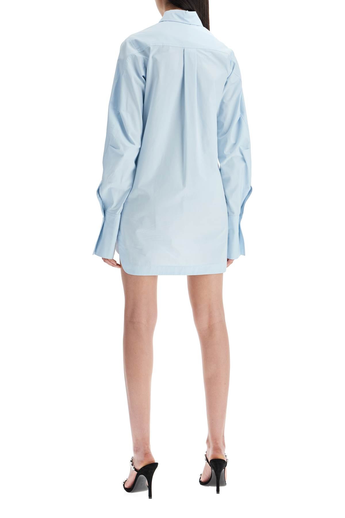 THE ATTICO Cotton Shirtdress with Pockets