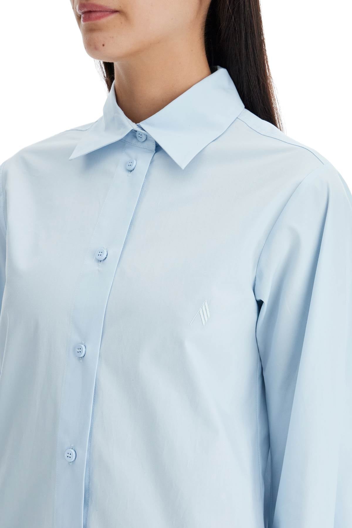 THE ATTICO Cotton Shirtdress with Pockets