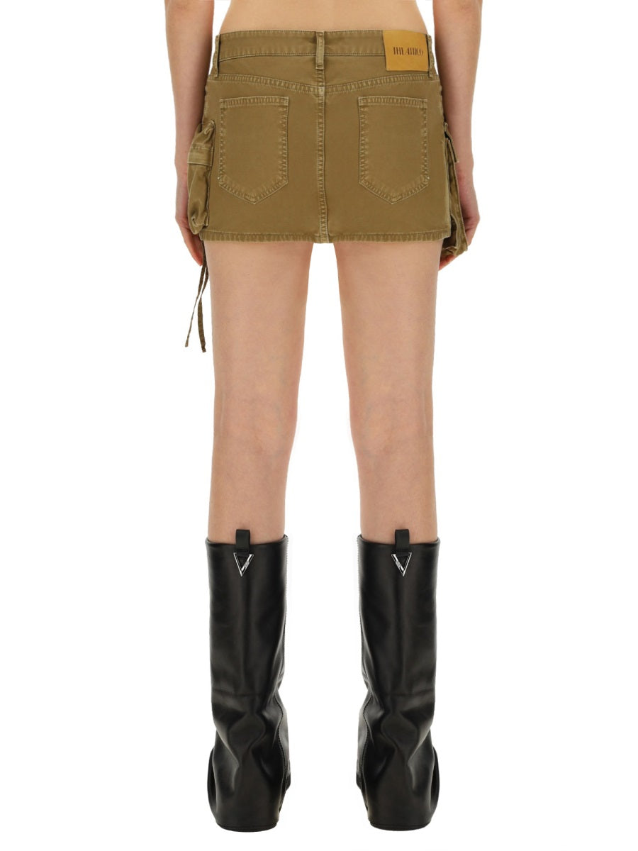 THE ATTICO Stylish Mini Skirt - Regular Fit, Size 27