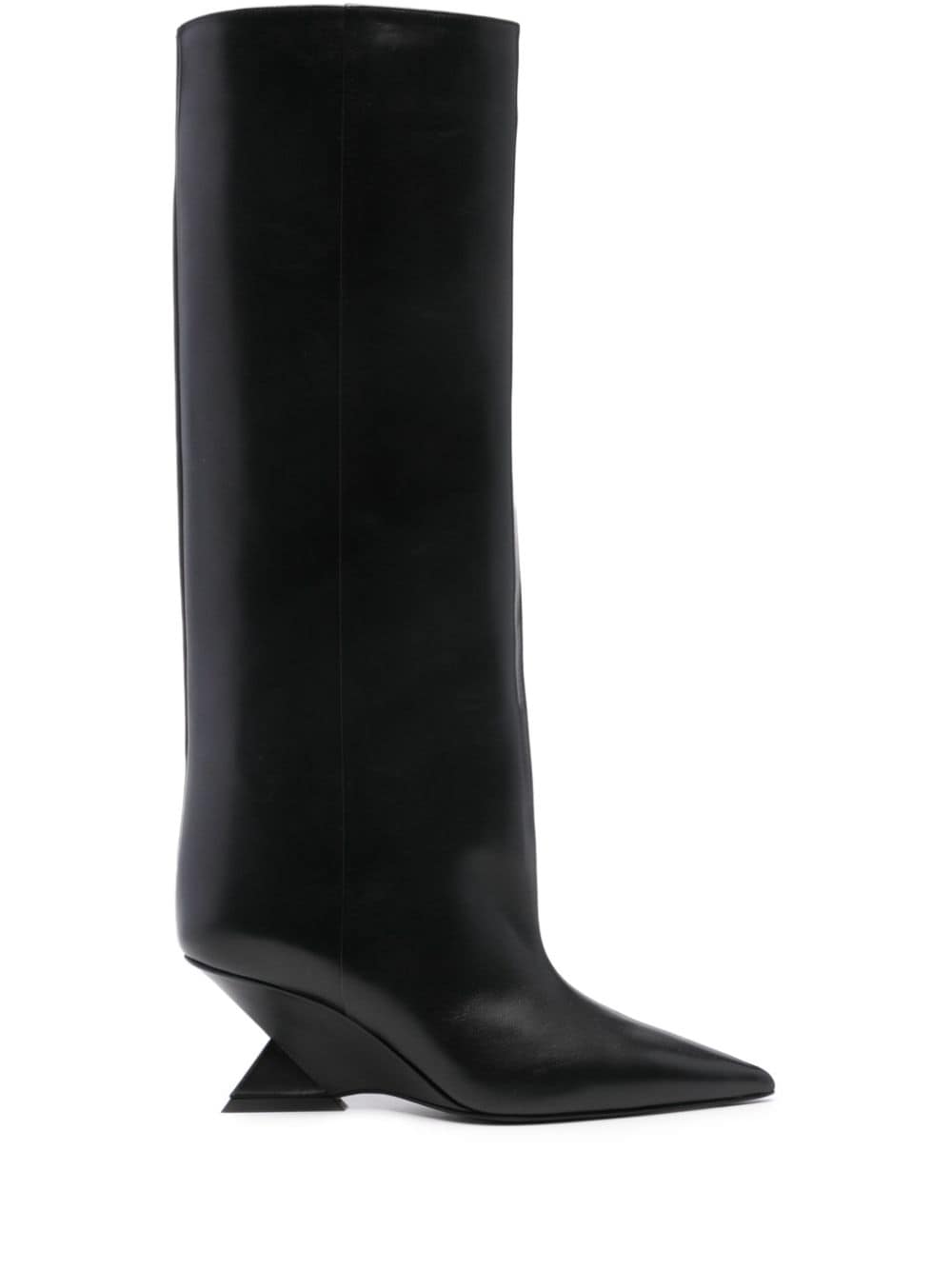 THE ATTICO Knee-Length Leather Boots for Women