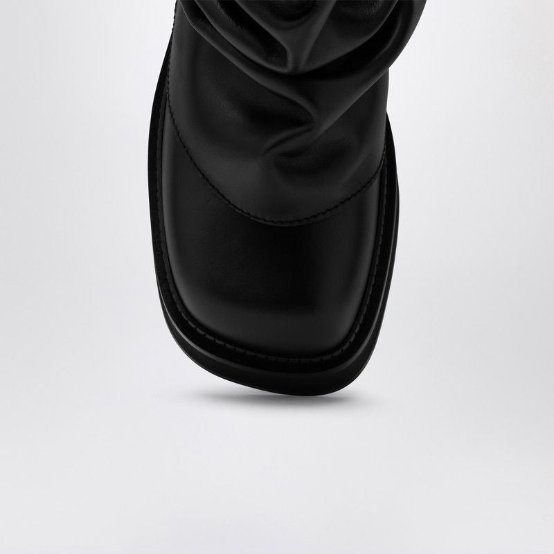 THE ATTICO Combat Mini Leather Boot