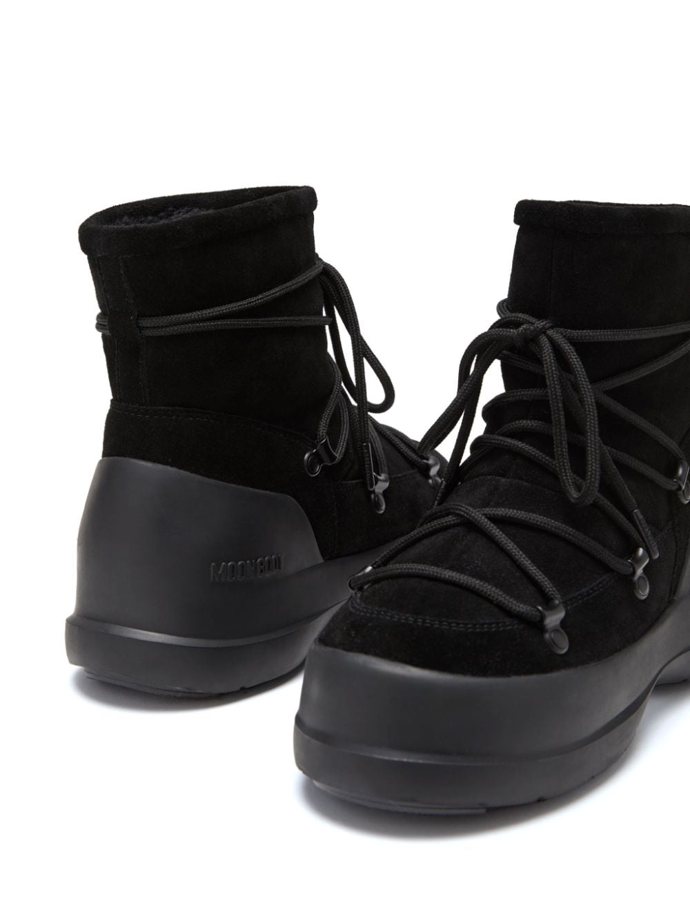 MOON BOOT Luna Low Mini Suede Snow Boots
