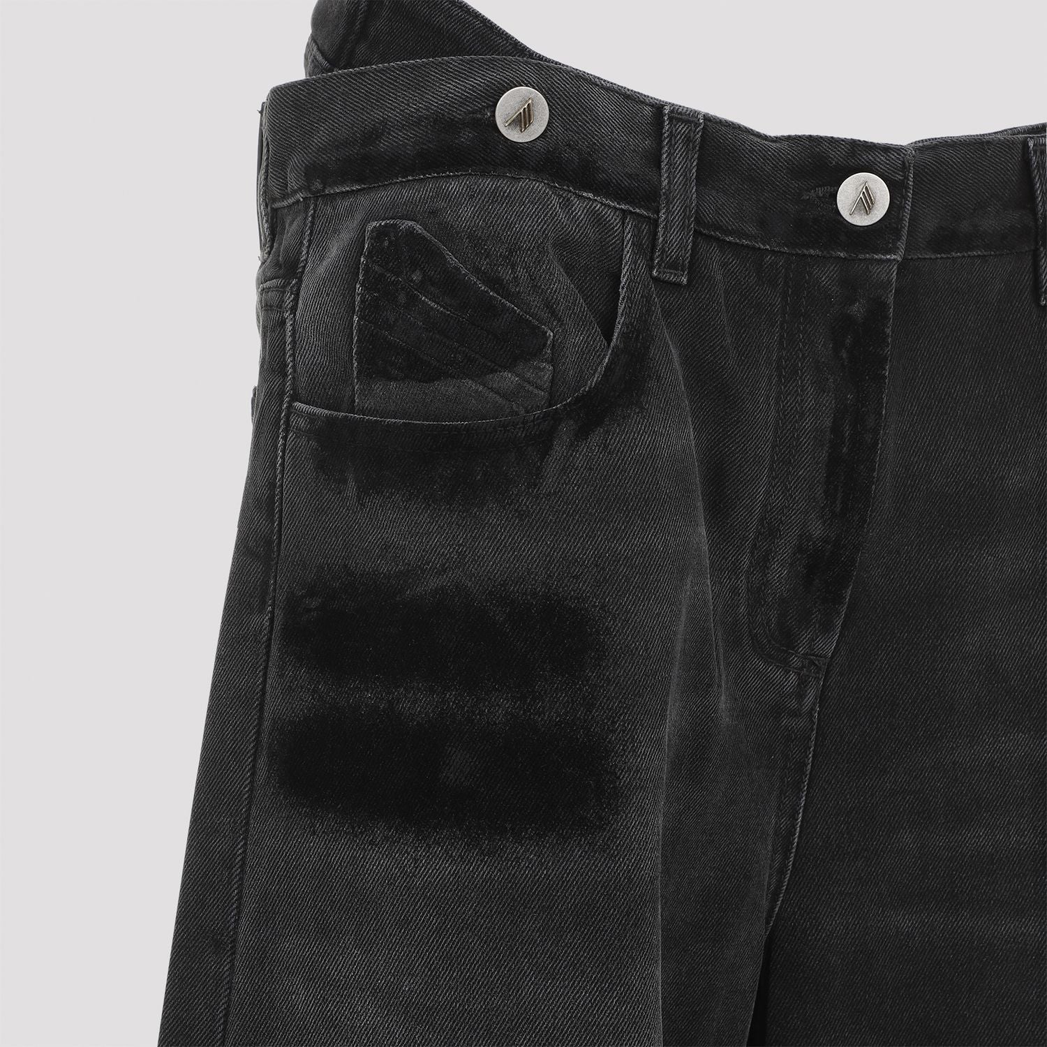 THE ATTICO Chic Long Denim Trousers for Women - FW24 Collection
