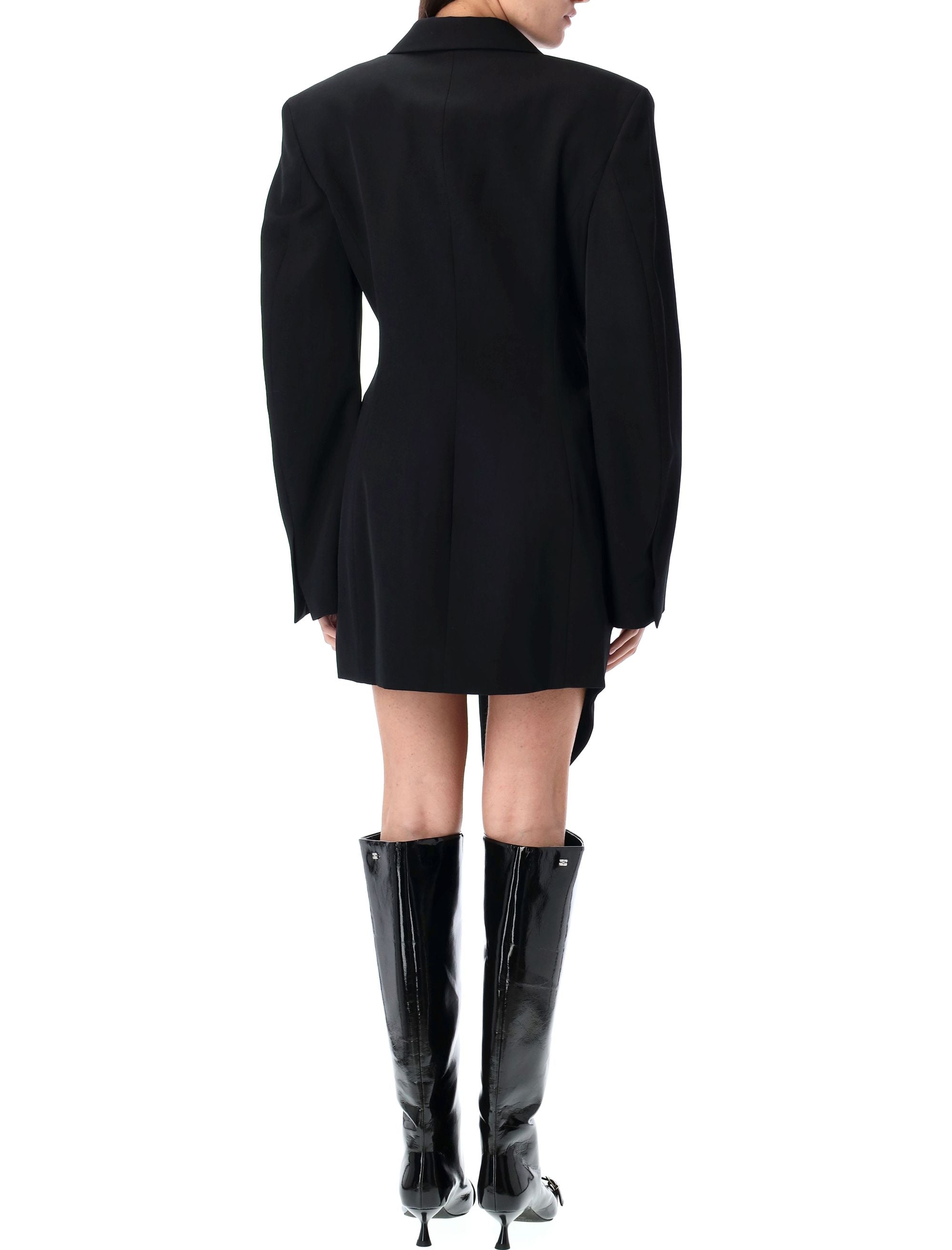 ALEXANDER WANG Chic Asymmetric Blazer Minidress Size 6