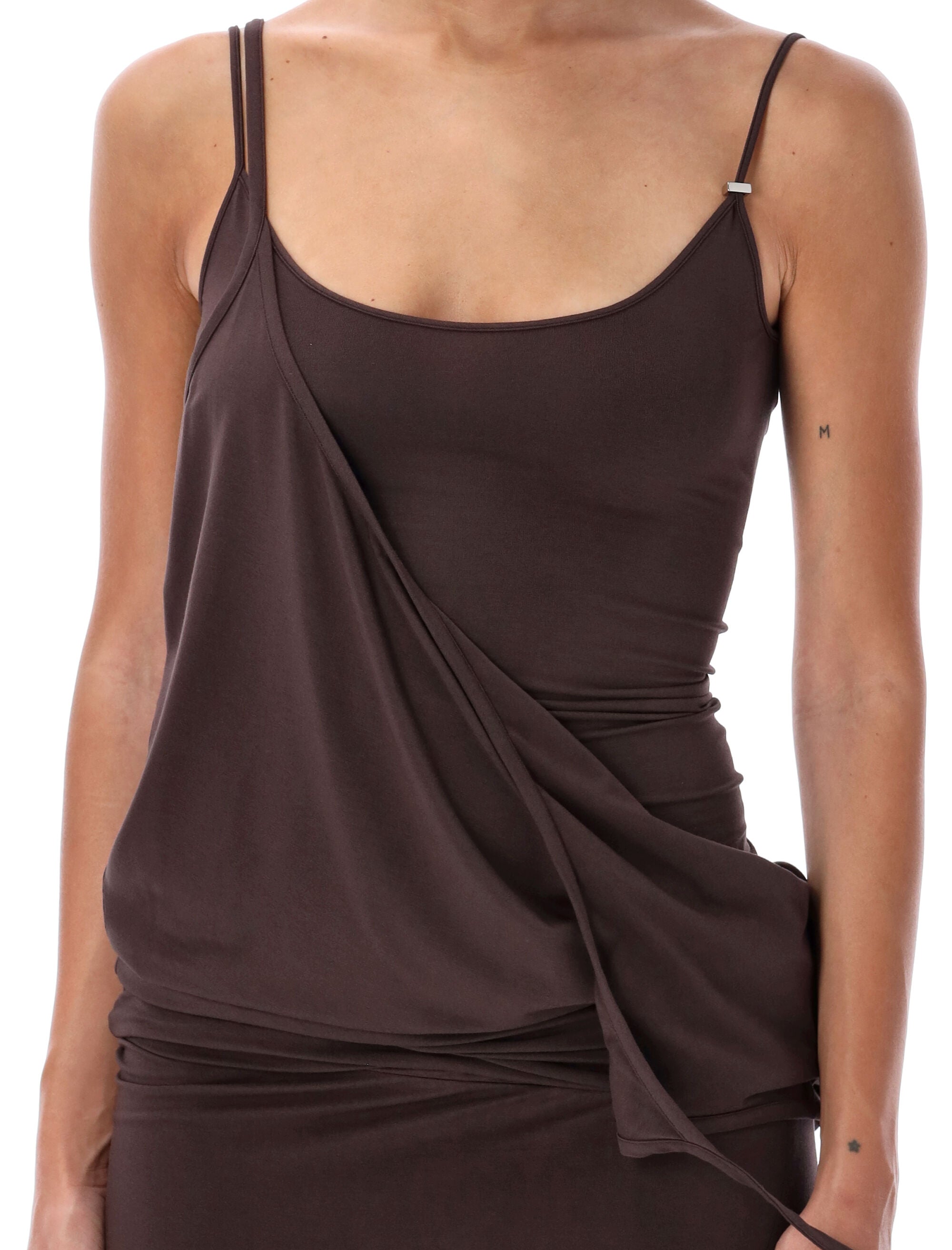 THE ATTICO Sleek Slim Fit Midi Dress - FW24