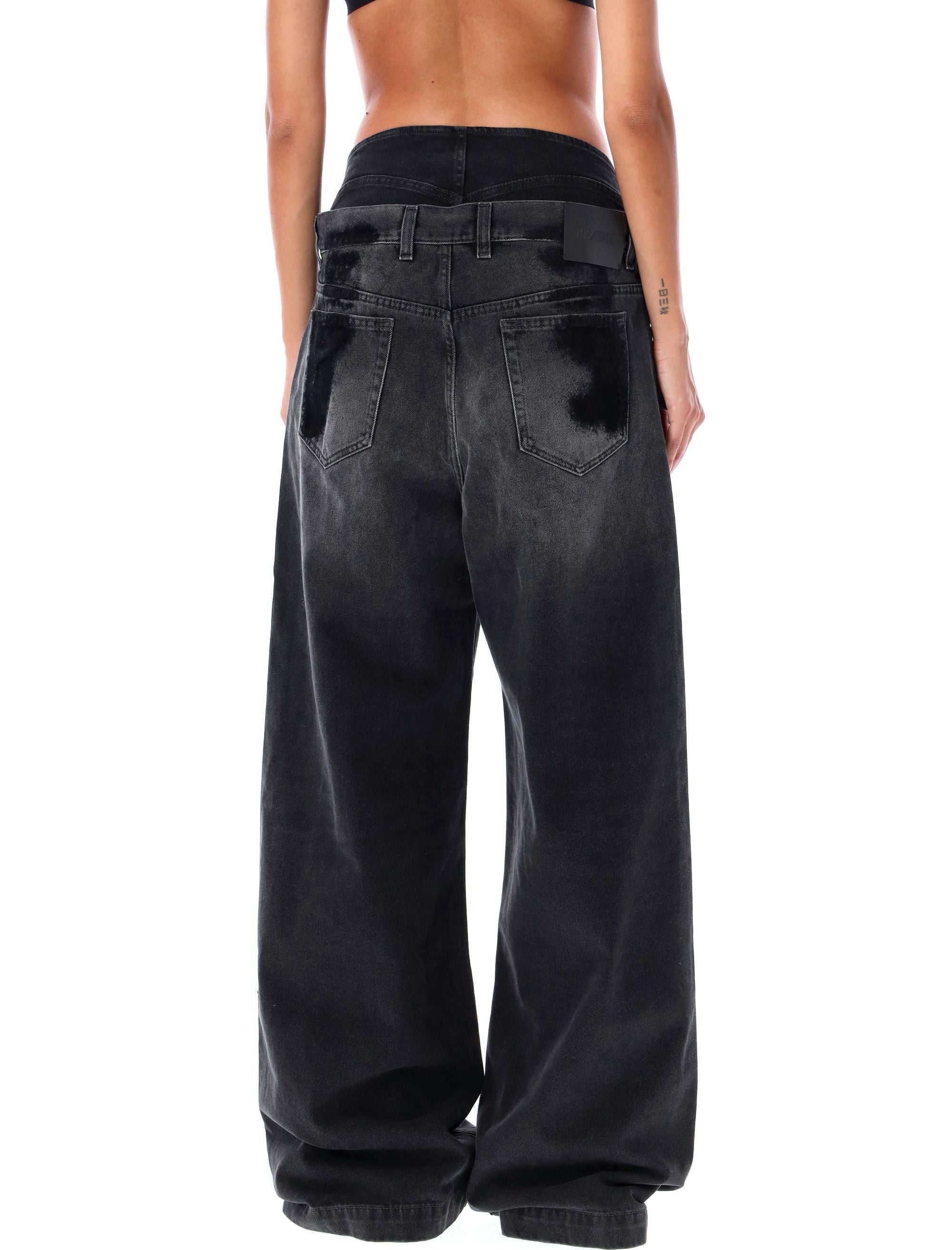 THE ATTICO Chic Long Denim Trousers for Women - FW24 Collection