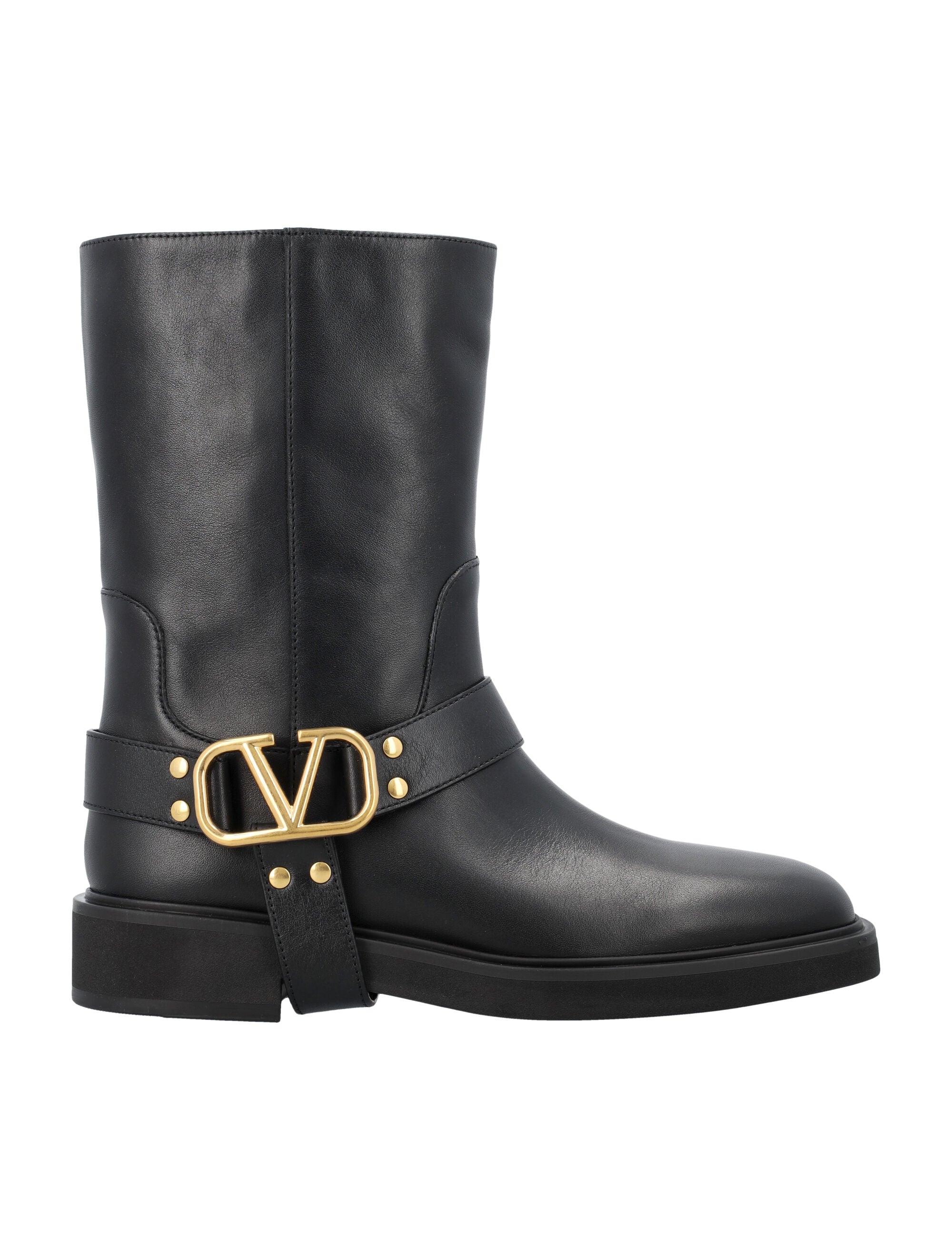 VALENTINO GARAVANI Vlogo Signature Biker Boots for Women