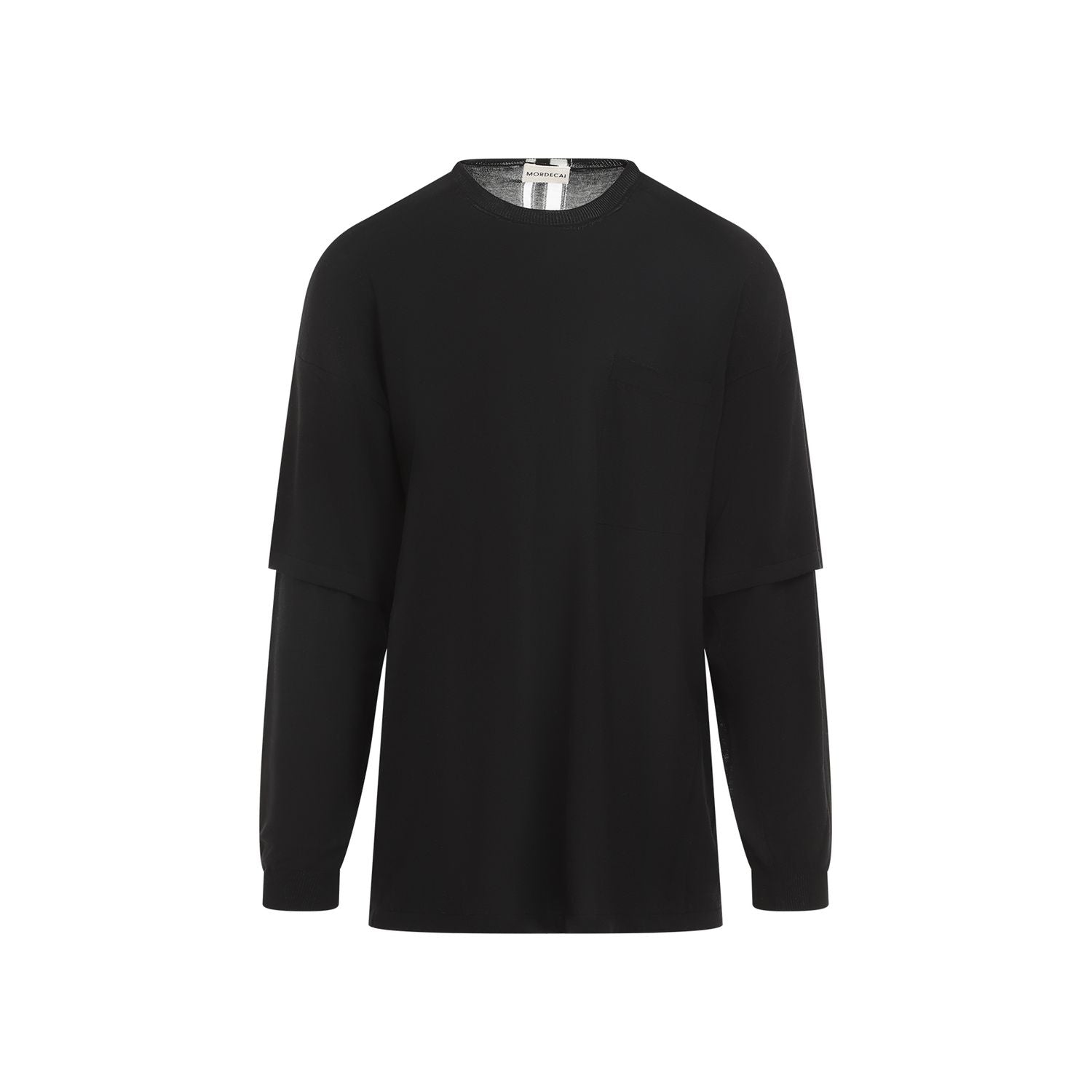 MORDECAI Double Layer Cotton Sweater for Men